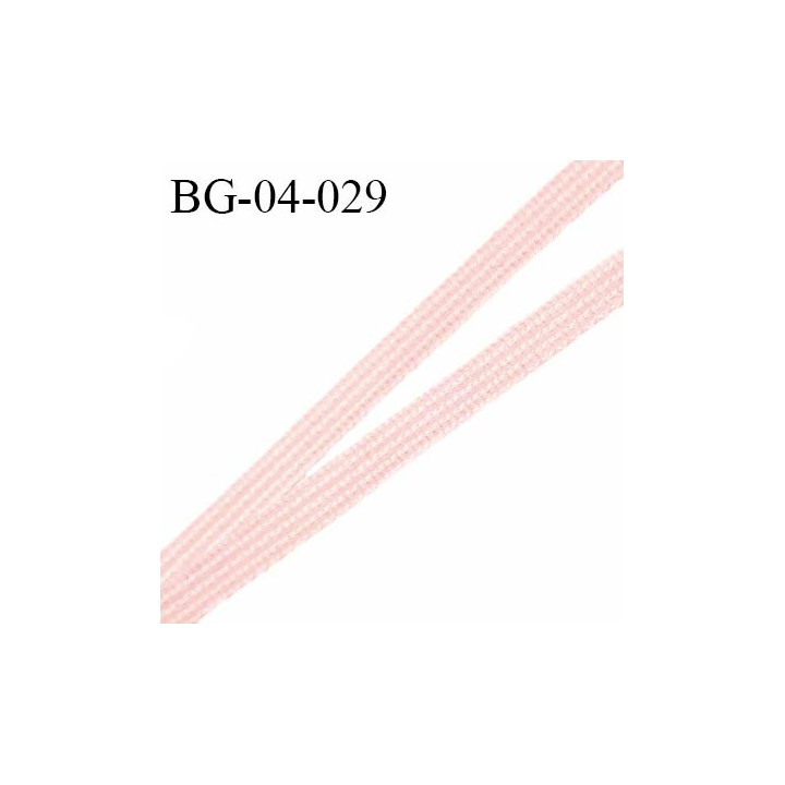 Droit fil à plat 4 mm spécial lingerie et couture du prêt-à-porter polyester couleur vieux rose fabriqué en France prix au mètre
