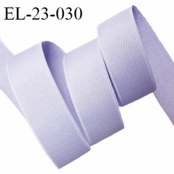 Elastique 22 mm lingerie haut de gamme couleur lavande ou bleuet bonne élasticité très doux au toucher prix au mètre