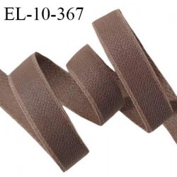 Elastique lingerie 10 mm haut de gamme couleur marron glacé largeur 10 mm prix au mètre