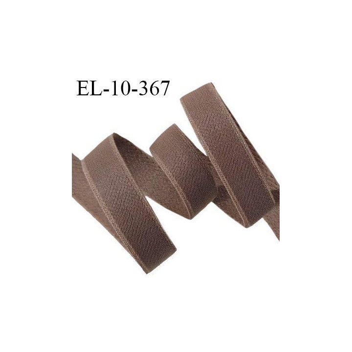 Elastique lingerie 10 mm haut de gamme couleur marron glacé largeur 10 mm prix au mètre