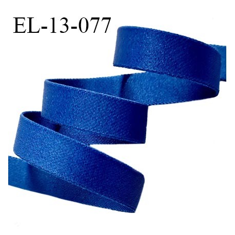 Elastique 13 mm lingerie couleur bleu largeur 13 mm allongement +70% prix au mètre