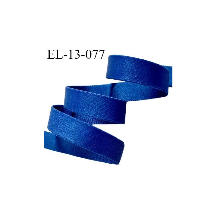 Elastique 13 mm lingerie couleur bleu largeur 13 mm allongement +70% prix au mètre