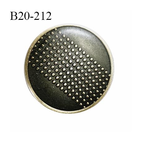 Bouton 20 mm très haut de gamme métal couleur laiton vieilli avec motif accroche avec un anneau diamètre 20 mm prix à l'unité