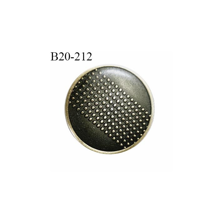 Bouton 20 mm très haut de gamme métal couleur laiton vieilli avec motif accroche avec un anneau diamètre 20 mm prix à l'unité