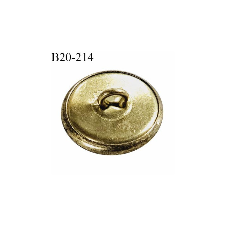 Bouton 20 mm très haut de gamme métal couleur laiton vieilli avec motif accroche avec un anneau diamètre 20 mm prix à l'unité