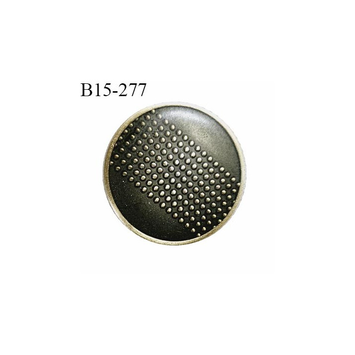 Bouton 15 mm très haut de gamme métal couleur laiton vieilli avec motif accroche avec un anneau diamètre 15 mm prix à l'unité
