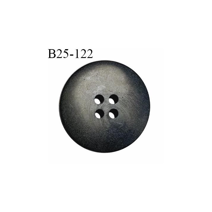Bouton 25 mm couleur kaki et noir inscription Vuarnet très belle qualité 4 trous diamètre 25 mm épaisseur 4 mm prix à l'unité