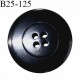 Bouton 25 mm couleur noir très belle qualité 4 trous diamètre 25 mm épaisseur 5 mm prix à l'unité