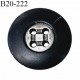 Bouton 20 mm couleur noir 4 trous diamètre 20 mm épaisseur 5 mm prix à l'unité