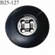 Bouton 25 mm couleur noir 4 trous diamètre 25 mm épaisseur 5 mm prix à l'unité