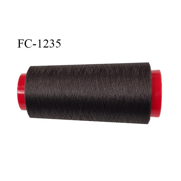 Cone 2000 m fil mousse polyester n°110 couleur taupe longueur 2000 mètres bobiné en France