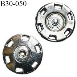 Tube 20 boutons 30 mm bois bourrelet 4 trous - BD.77490.30