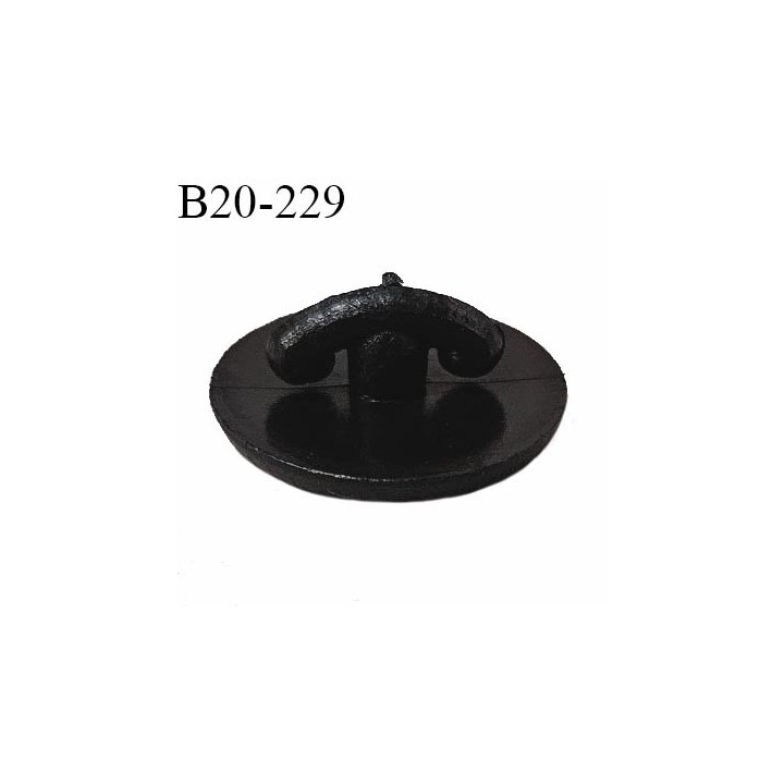 Bouton tapissier 20 mm en pvc couleur noir pour matelas et canapé diamètre 20 mm épaisseur 3 mm prix à la pièce