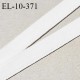 Elastique lingerie 10 mm haut de gamme fabriqué en France couleur blanc largeur 10 mm allongement +150% prix au mètre