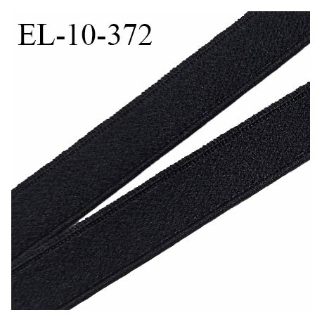 Elastique lingerie 10 mm haut de gamme fabriqué en France couleur noir largeur 10 mm allongement +150% prix au mètre