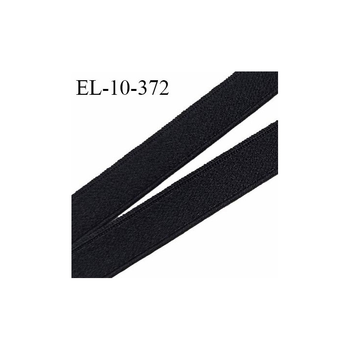 Elastique lingerie 10 mm haut de gamme fabriqué en France couleur noir largeur 10 mm allongement +150% prix au mètre
