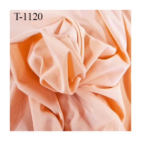 Powernet spécial lingerie extensible couleur chair rosé haut de gamme largeur 195 cm prix pour 10 cm longueur