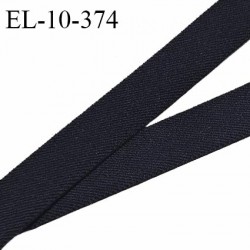 Elastique lingerie 10 mm haut de gamme fabriqué en France couleur noir largeur 10 mm allongement +90% prix au mètre
