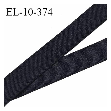 Elastique lingerie 10 mm haut de gamme fabriqué en France couleur noir largeur 10 mm allongement +90% prix au mètre