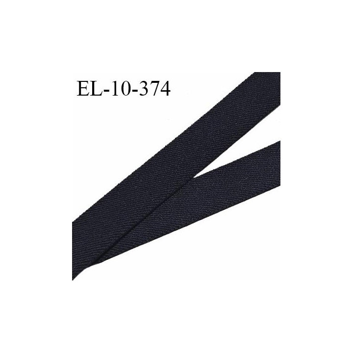 Elastique lingerie 10 mm haut de gamme fabriqué en France couleur noir largeur 10 mm allongement +90% prix au mètre