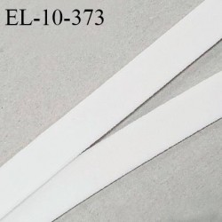 Elastique lingerie 10 mm haut de gamme fabriqué en France couleur blanc largeur 10 mm allongement +90% prix au mètre