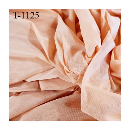 Powernet spécial lingerie extensible couleur chair tirant sur le rosé haut de gamme largeur 190 cm prix pour 10 cm longueur
