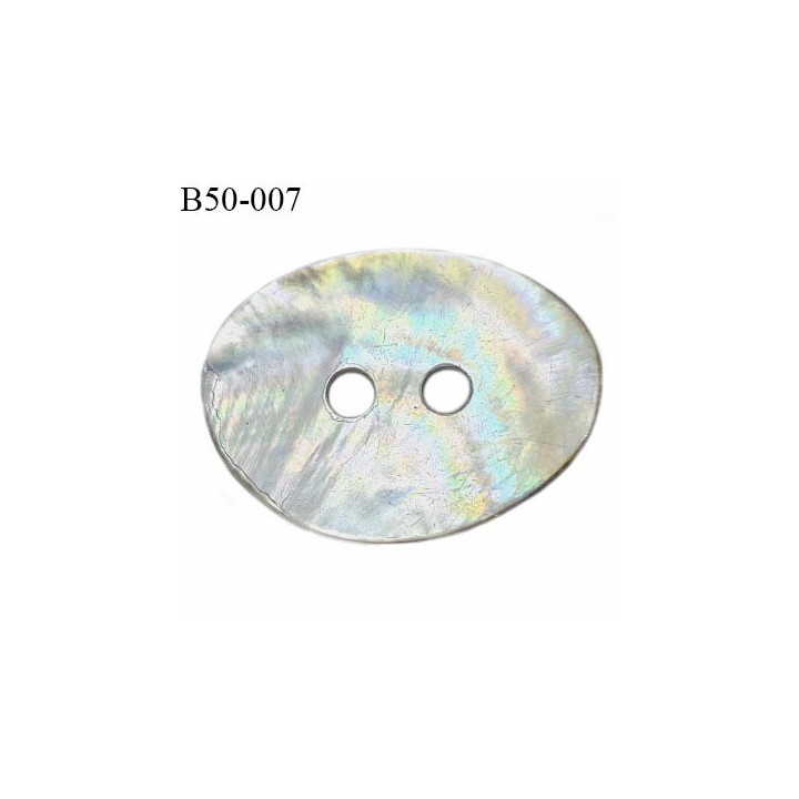 Bouton nacre 50 mm haut de gamme largeur 50 mm hauteur 34 mm prix à la pièce