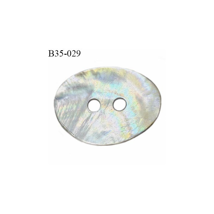 Bouton nacre 35 mm haut de gamme largeur 35 mm hauteur 25 mm prix à la pièce