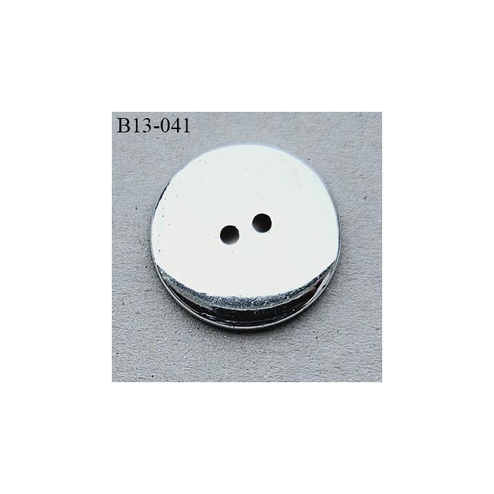 Bouton 13 mm pvc fabriqué en France 2 trous diamètre 13 mm épaisseur 3 mm prix à l'unité