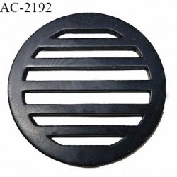 Boucle décor pvc couleur noir diamètre extérieur 68 mm épaisseur 4.5 mm prix à l'unité
