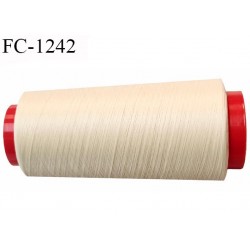 Cone 2000 m fil Polyester n° 120 couleur chair longueur 2000 mètres fil Coats Epic bobiné en France