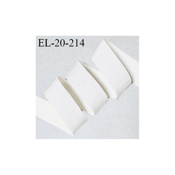 Elastique lingerie 20 mm haut de gamme élastique plat couleur chantilly élastique souple allongement +180% prix au mètre