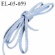Elastique 5 mm lingerie haut de gamme fabriqué en France couleur bleu ciel prix au mètre