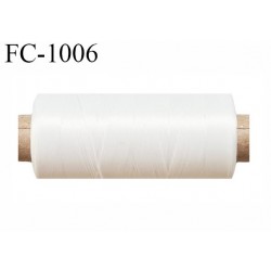 Bobine de fil 500 m mousse polyester n° 80 polyester fil très très solide couleur naturel longueur 500 mètres bobiné en France