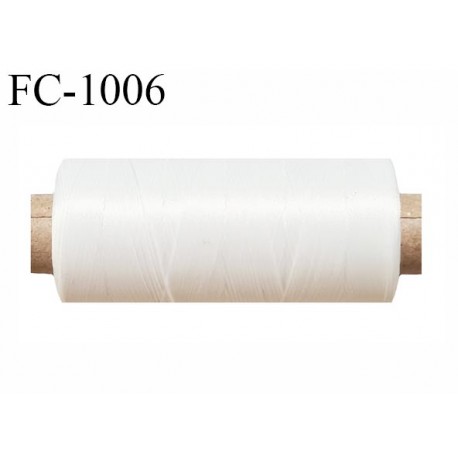 Bobine de fil 500 m mousse polyester n° 80 polyester fil très très solide couleur naturel longueur 500 mètres bobiné en France