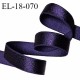 Elastique 18 mm lingerie haut de gamme couleur bleu nuit tirant sur le violet brillant bonne élasticité prix au mètre