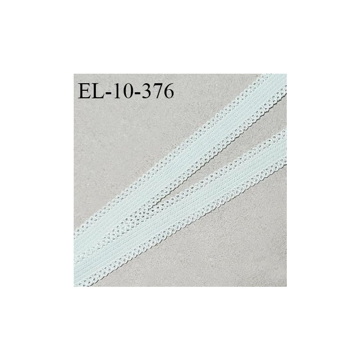 Elastique picot lingerie 10 mm haut de gamme couleur vert pastel élastique souple et fin prix au mètre