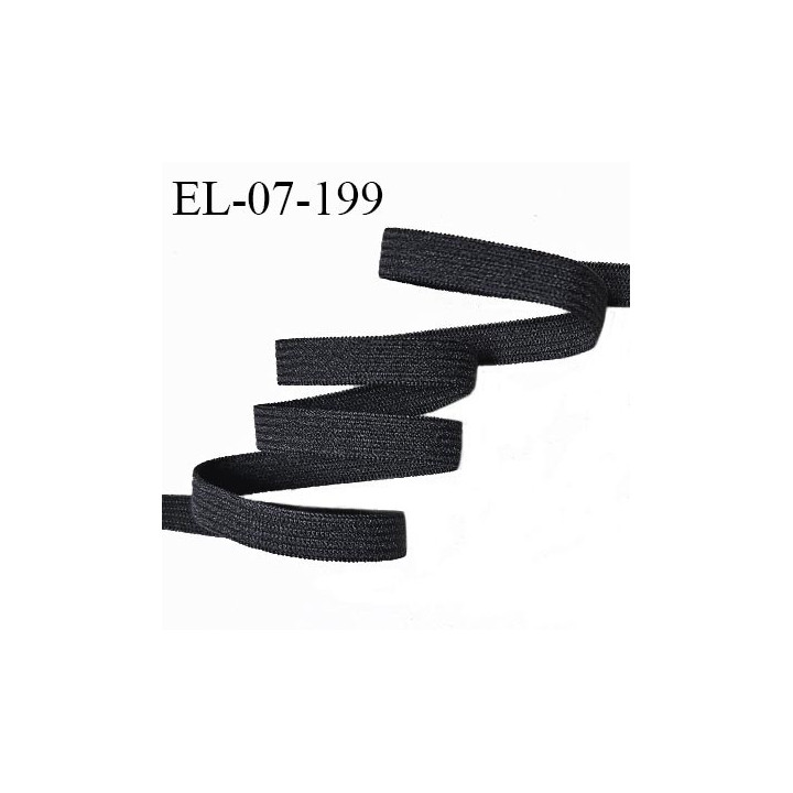 Elastique lingerie 7 mm haut de gamme élastique souple allongement +160% couleur anthracite largeur 07 mm prix au mètre