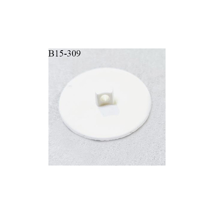 Bouton 15 mm en pvc couleur noir et blanc fabriqué en France diamètre 15 mm épaisseur 3 mm prix à l'unité