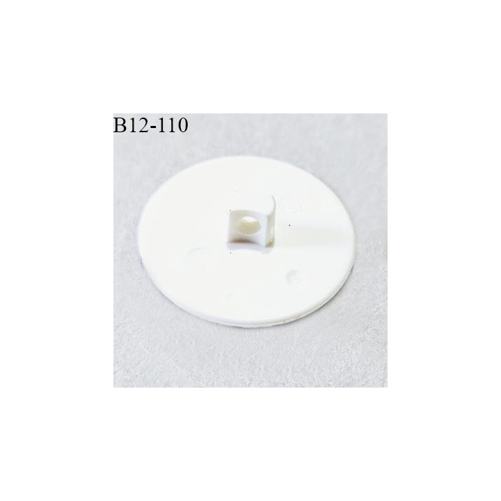 Bouton 12 mm en pvc couleur noir et blanc fabriqué en France diamètre 12 mm épaisseur 3 mm prix à l'unité