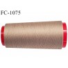Cone 1000 m fil mousse polyamide fil fin superbe qualité n° 180 couleur chair foncé longueur de 1000 mètres bobiné en France
