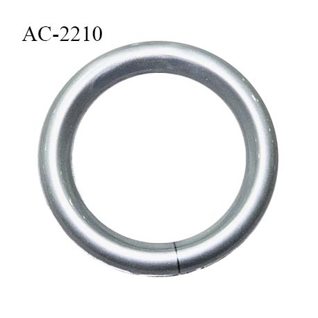 Anneau 20 mm en pvc couleur gris diamètre intérieur 20 mm diamètre extérieur 30 mm épaisseur 4 mm prix à l'unité