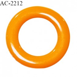 Anneau 20 mm en pvc couleur orange diamètre intérieur 20 mm diamètre extérieur 30 mm épaisseur 3 mm prix à l'unité
