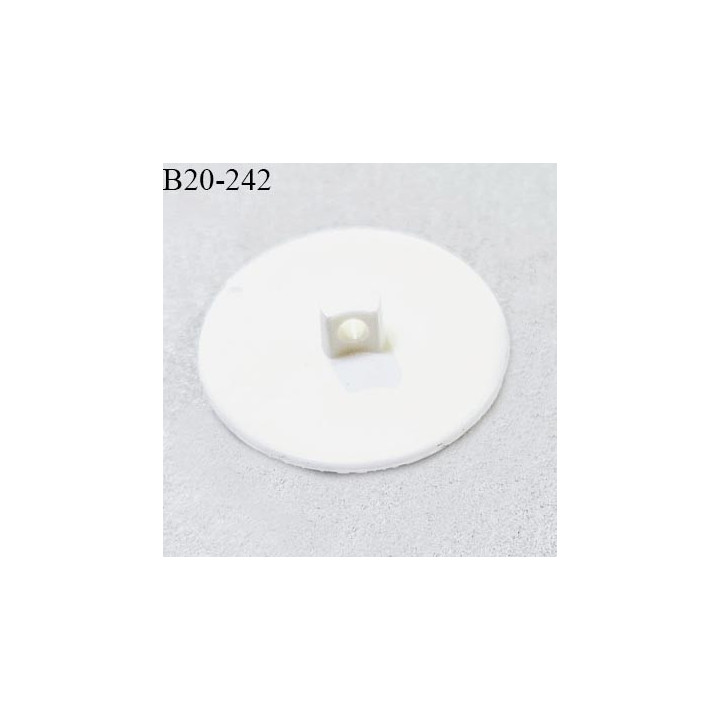 Bouton 20 mm en pvc couleur noir et blanc fabriqué en France diamètre 20 mm épaisseur 3 mm prix à l'unité