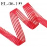 Elastique 6 mm haut de gamme lingerie et autres couleur rouge élastique fin et souple allongement +150% prix au mètre