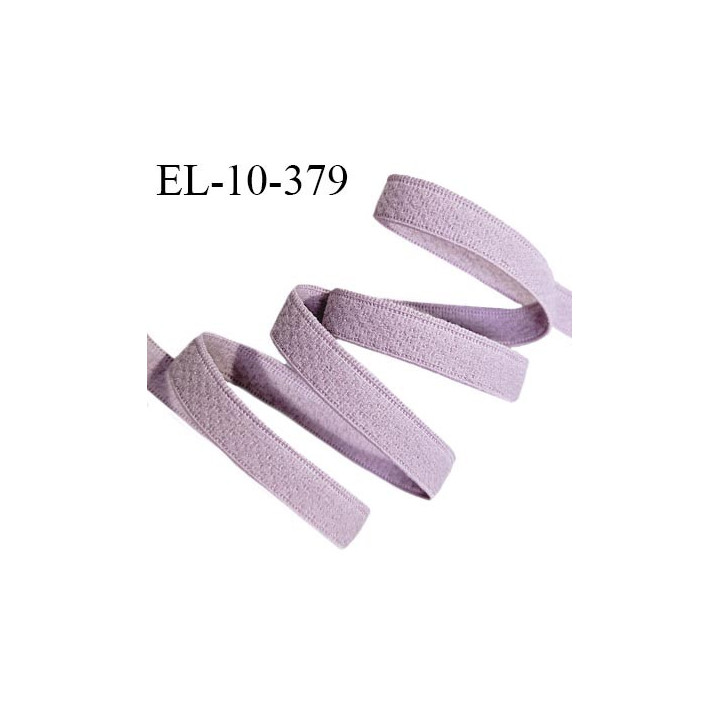 Elastique lingerie 10 mm haut de gamme couleur vieux rose largeur 10 mm très doux au toucher allongement +160% prix au mètre