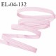 Elastique 4 mm spécial lingerie et couture couleur rose pastel haut de gamme prix au mètre