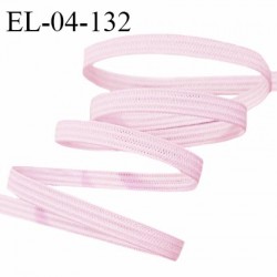 Elastique 4 mm spécial lingerie et couture couleur rose pastel haut de gamme  prix au mètre