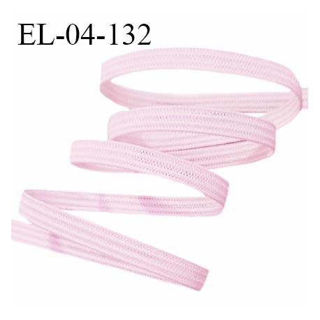 Elastique 4 mm spécial lingerie et couture couleur rose pastel haut de gamme prix au mètre