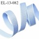Elastique 13 mm lingerie couleur bleu pastel brillant allongement +60% largeur 13 mm prix au mètre